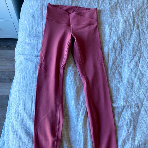 Align criss cross tights - size 6 - dusty rose - Picture 2 of 4